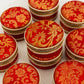 Brocade Steel Ladoo Boxes - Set of 4