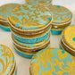 Brocade Steel Ladoo Boxes - Set of 4