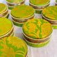 Brocade Steel Ladoo Boxes - Set of 4