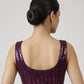 Alluring Maroon Embellished Designer Pre Draped Lycra Saree