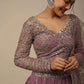 Glamorous Pink Sequins Georgette Reception Wear Lehenga Choli