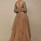 Gorgeous Beige Sequins Georgette Party Wear Lehenga Choli
