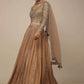 Gorgeous Beige Sequins Georgette Party Wear Lehenga Choli