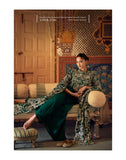 Emerald Green Heavy Embroidered Kurta Set with Designer Statement Dupatta