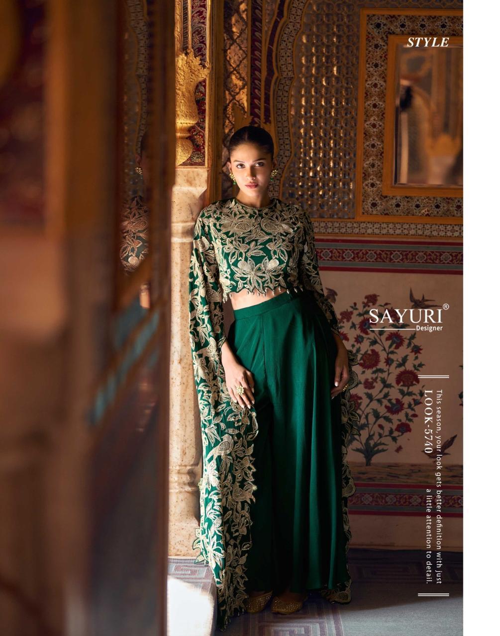 Emerald Green Heavy Embroidered Kurta Set with Designer Statement Dupatta
