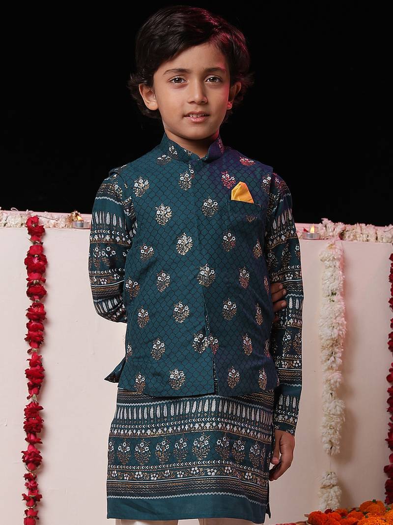 Navy Blue Nehru Jacket