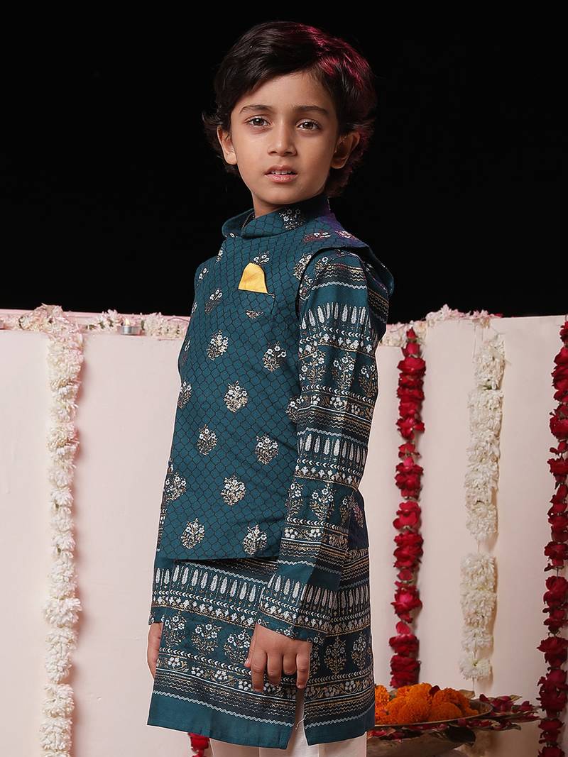 Navy Blue Nehru Jacket