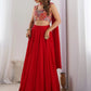 Georgette Party Wear Lehenga Choli With Dupatta