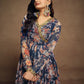 Floral Printed Chiffon Function Wear Palazzo Suit
