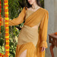 Poly Georgette Fusion Saree