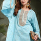 Women Ethnic Motifs Embroidered Regular Mirror Work Pure Cotton Kurta with Patiala