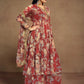 Floral Printed Chiffon Function Wear Palazzo Suit