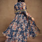 Floral Printed Chiffon Function Wear Palazzo Suit