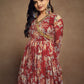 Floral Printed Chiffon Function Wear Palazzo Suit
