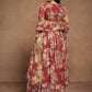 Floral Printed Chiffon Function Wear Palazzo Suit