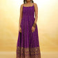 Stunning Purple Embroidered Georgette Designer Anarkali Suit