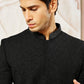 Men's Silk Blend Indo Western And Pant Set