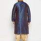 Men's Plus Size Zari Weaved Kurta Dhoti Set