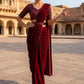 Sequinned Designer Saree with Sequinned Details
