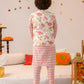 Boys Floral Printed Straight Fit Pure Cotton Kurta Pyjama with Nehru Jacket