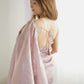 Spectacular Light Mauve Tissue Silk Pre Stitched Saree With Blouse
