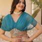 Digital Printed Silk Designer Crop Top Lehenga