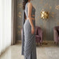 Grey Embellished Designer Saree