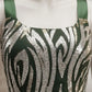Olive Embroidered Pure Crepe Designer Saree