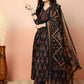 Oumad Floral Print Kurta, Palazzo & Dupatta Set