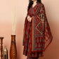 Oumad Floral Print Kurta, Palazzo & Dupatta Set