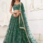 Butterfly Dark Green Lehenga Choli