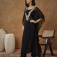 Women Embroidered Kaftan With Cami & Straight Pants