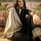 Women Cotton Embroidered Straight Kurta And Farshi Salwar With Dupatta Set