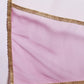 Girls Purple & Golden Embroidered Velvet A-Line Kurta & Dhoti With Dupatta