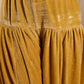 Girls Purple & Golden Embroidered Velvet A-Line Kurta & Dhoti With Dupatta