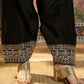 Women Cotton Embroidered Straight Kurta And Farshi Salwar With Dupatta Set