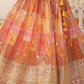 Digital Printed Silk Designer Crop Top Lehenga