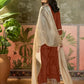 Women Cotton Embroidered Straight Kurta And Farshi Salwar With Dupatta Set