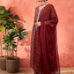 Floral Printed V-Neck Pure Cotton Cotton A-Line Kurta With Palazzos & Dupatta