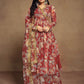 Floral Printed Chiffon Function Wear Palazzo Suit