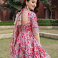 Tickled Pink Handblock Sharara Set