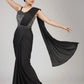 Midnight Black Glamour Designer Saree Fusion Saree