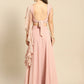 Flared skirt with crop top in Pastel Colors