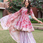 Tickled Pink Handblock Sharara Set