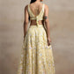 Beautiful Yellow Sequins Net Party Wear Lehenga Choli With Dupatta