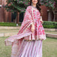 Tickled Pink Handblock Sharara Set