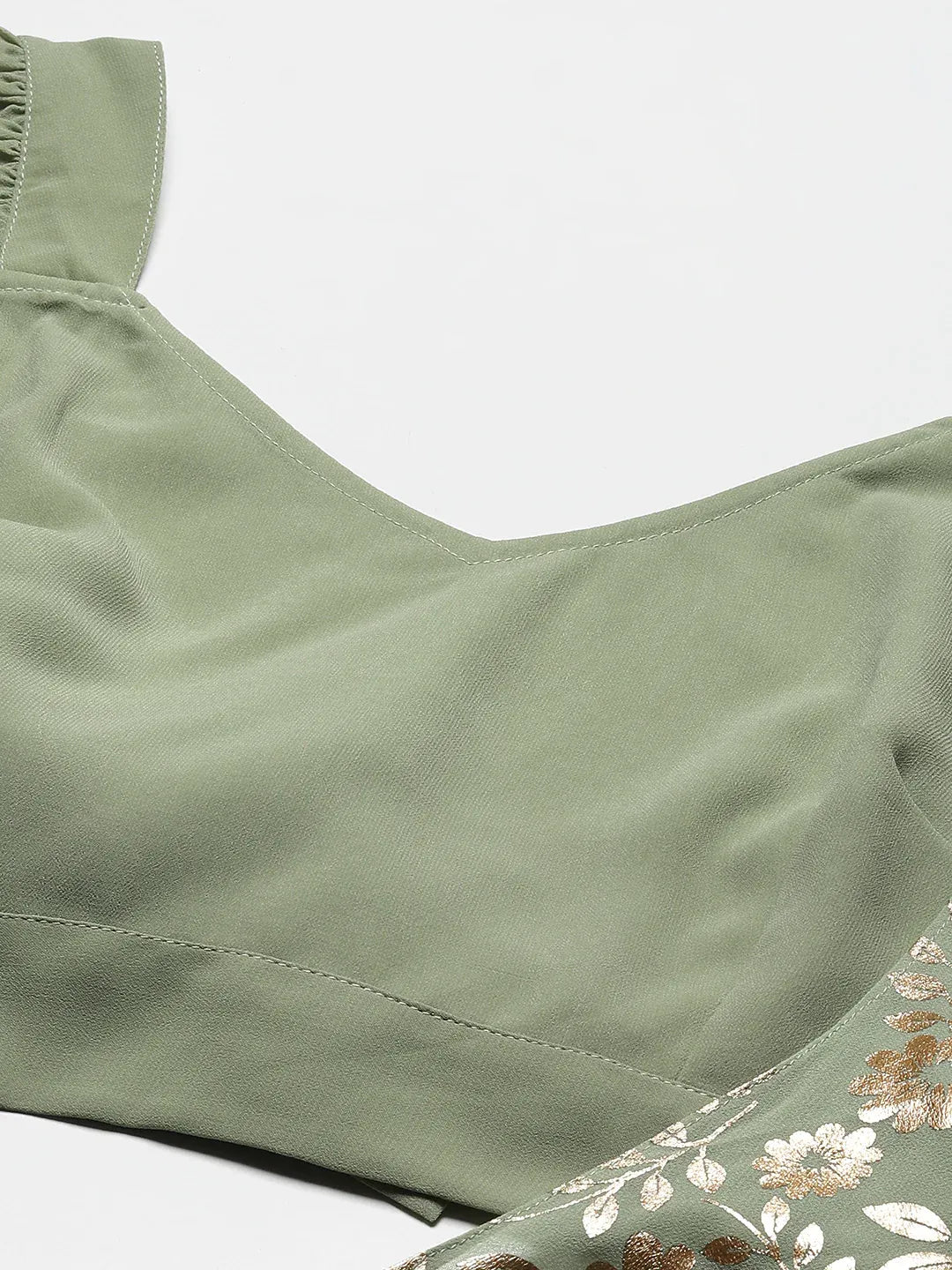 Flared skirt with crop top in Pastel Colors