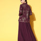 Stylish Printed Top & Jacket With Skirt - Co-ord Set