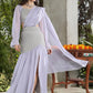 Poly Georgette Fusion Saree