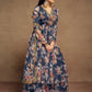 Floral Printed Chiffon Function Wear Palazzo Suit